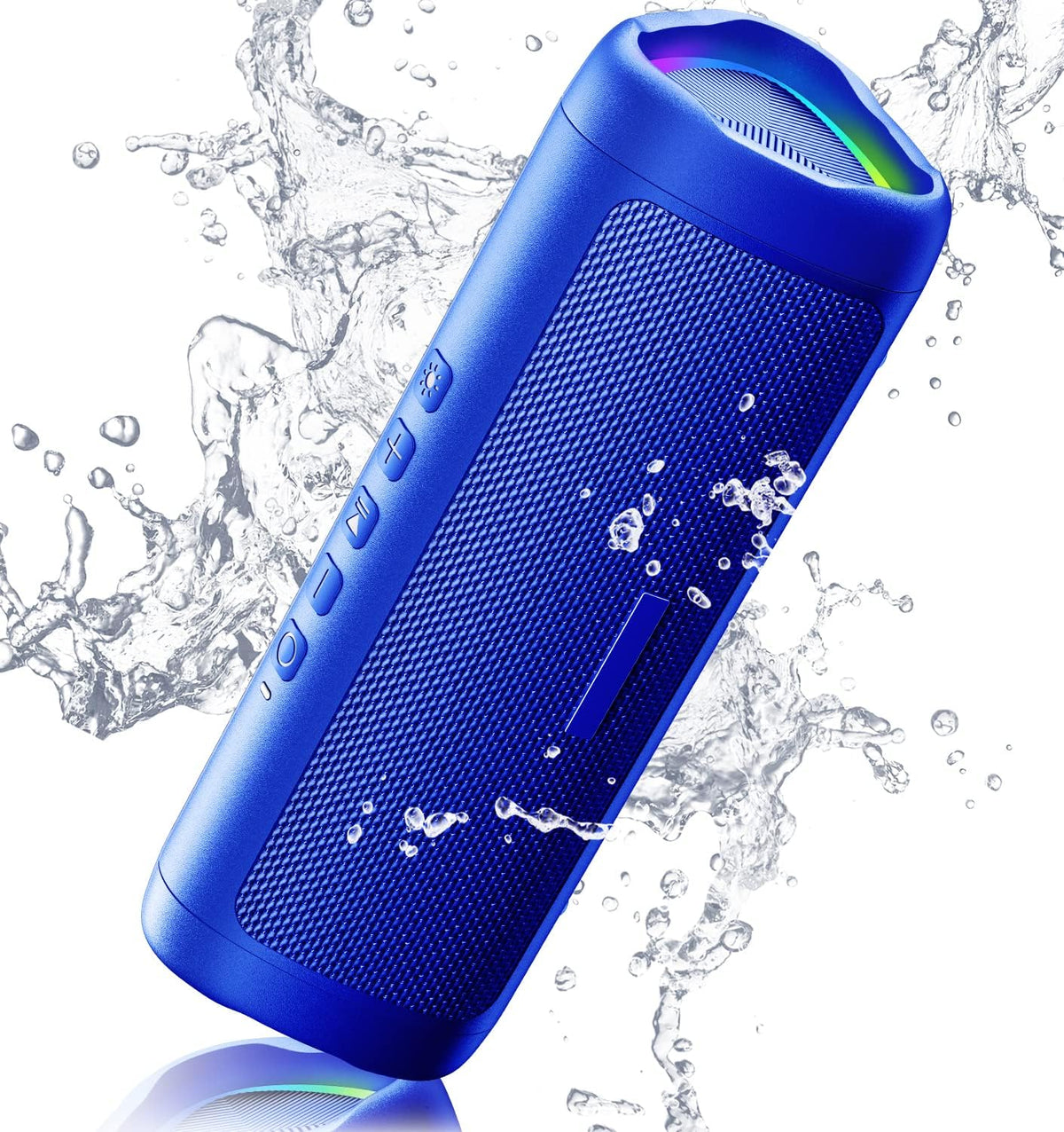 Bluetooth Speaker with HD Sound, Portable Wireless, IPX5 Waterproof, Up to 20H Playtime, TWS