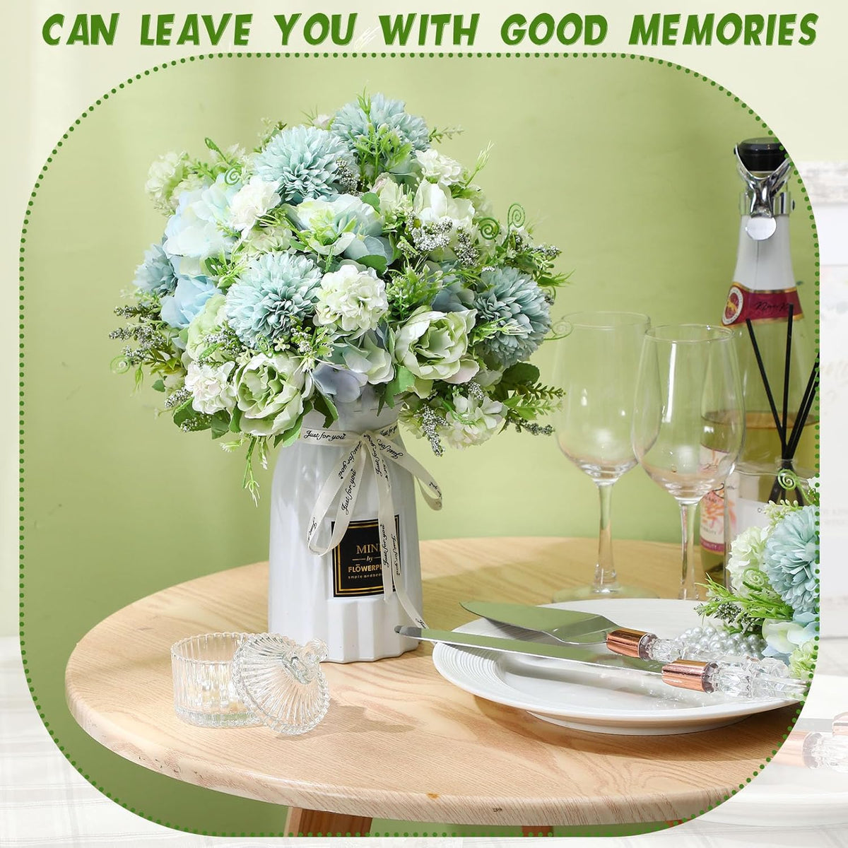 Tigeen Artificial Flowers Artificial Peonies Silk Flowers Faux Peony Fake Peony Silk Hydrangea