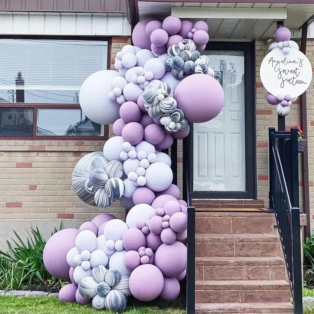 90pack Pastel Purple Balloons Different Size 18/12/10/5 Inch Pastel Purple Balloon Garland Arch Kit