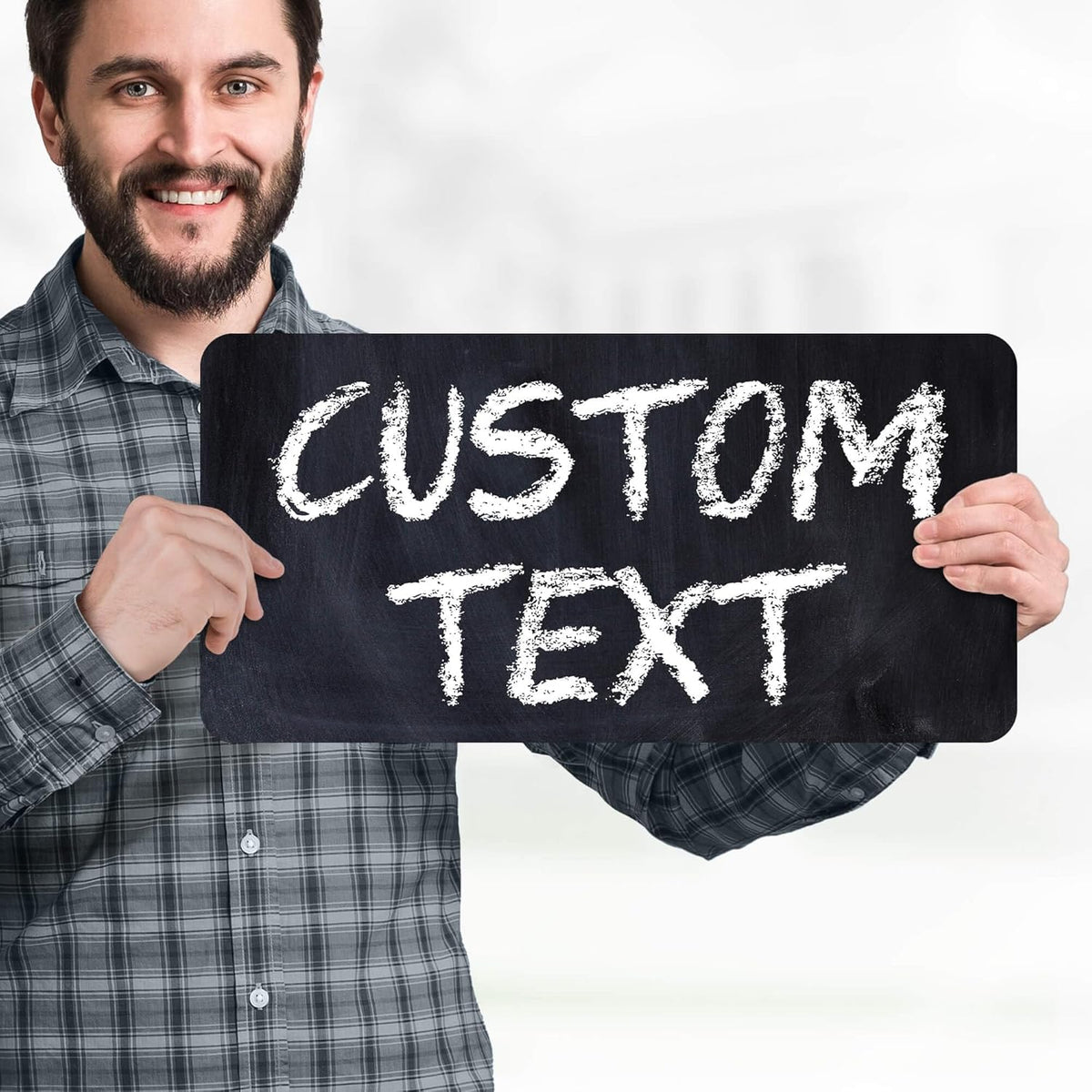 Custom Sign, Custom Street Sign, 11 Font Colors, 13 Font Styles, 4 Hole Options, 22 Sizes, 9x18