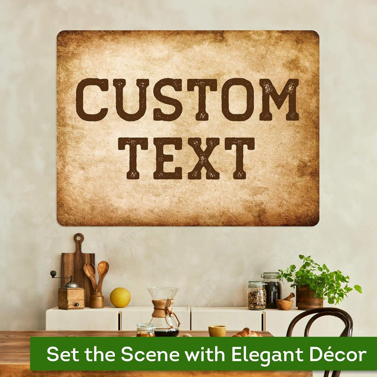 Custom Sign, Custom Street Sign, 11 Font Colors, 13 Font Styles, 4 Hole Options, 22 Sizes, 36x48