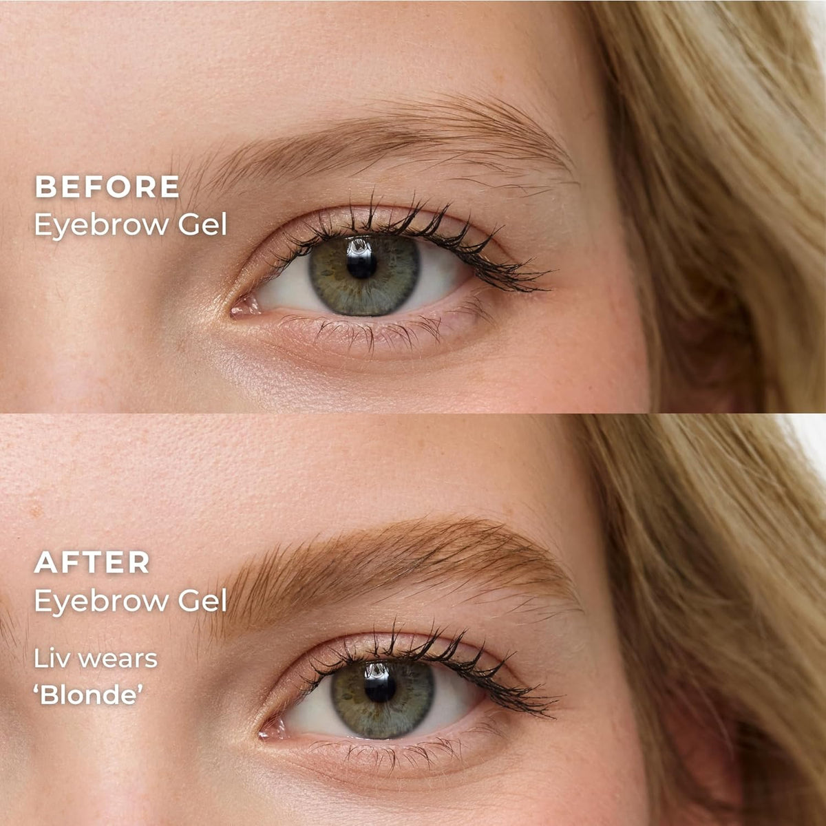 WUNDERBROW Eyebrow Gel, Waterproof, Smudgeproof, Lasts for Days, Shade: Blonde, Vegan and