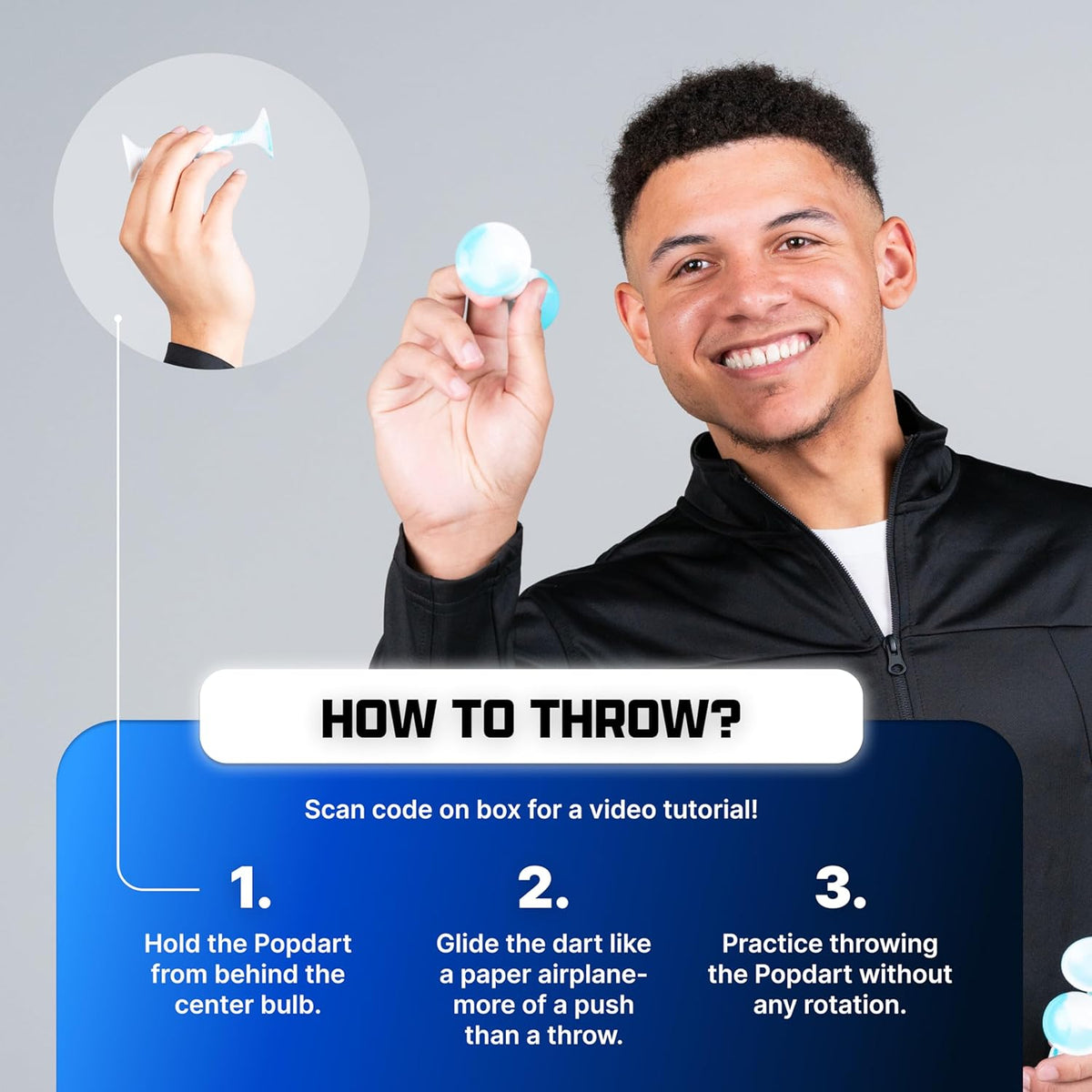 Popdarts PRO Pack Game Set (Rizzle) - Indoor, Outdoor Suction Cup Throwing Game - Competition with