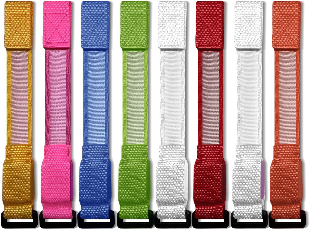 M.best 8pcs LED Light Up Bracelets Glow Flashing Wristbands Glow in The Dark Party Supplies for