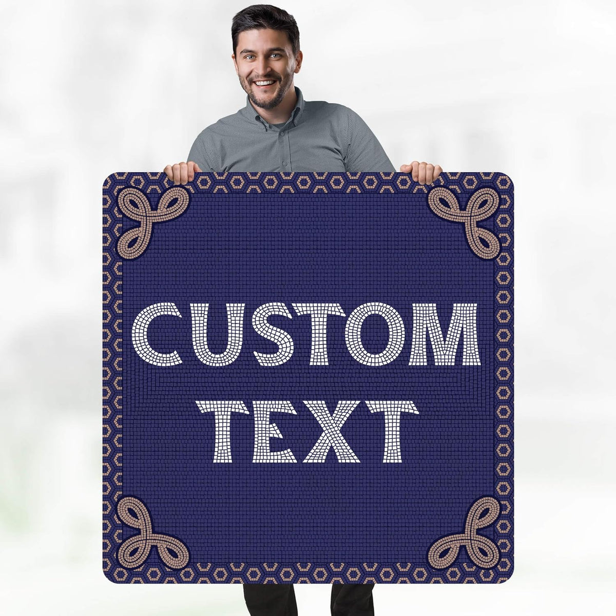 Custom Sign, Custom Street Sign, 11 Font Colors, 13 Font Styles, 4 Hole Options, 22 Sizes, 36x36