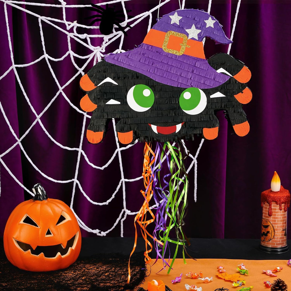 WERNNSAI Halloween Pinata - Halloween Party Game Decorations for Kids Birthday Theme Party Supply