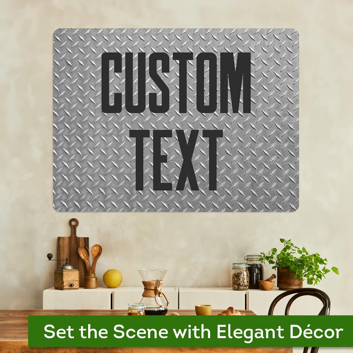 Custom Sign, Custom Street Sign, 11 Font Colors, 13 Font Styles, 4 Hole Options, 22 Sizes, 36x48