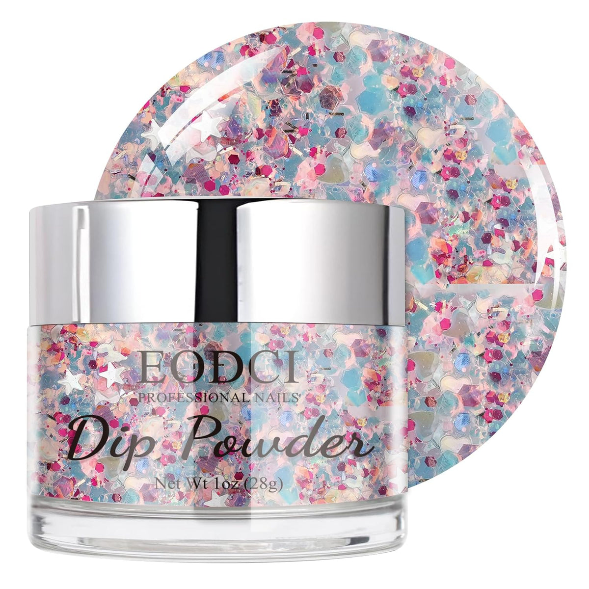Dipping Powder Colors, Mermaid Tale Glitter Color Dip Powder - Nail Art Starter Manicure DIY No