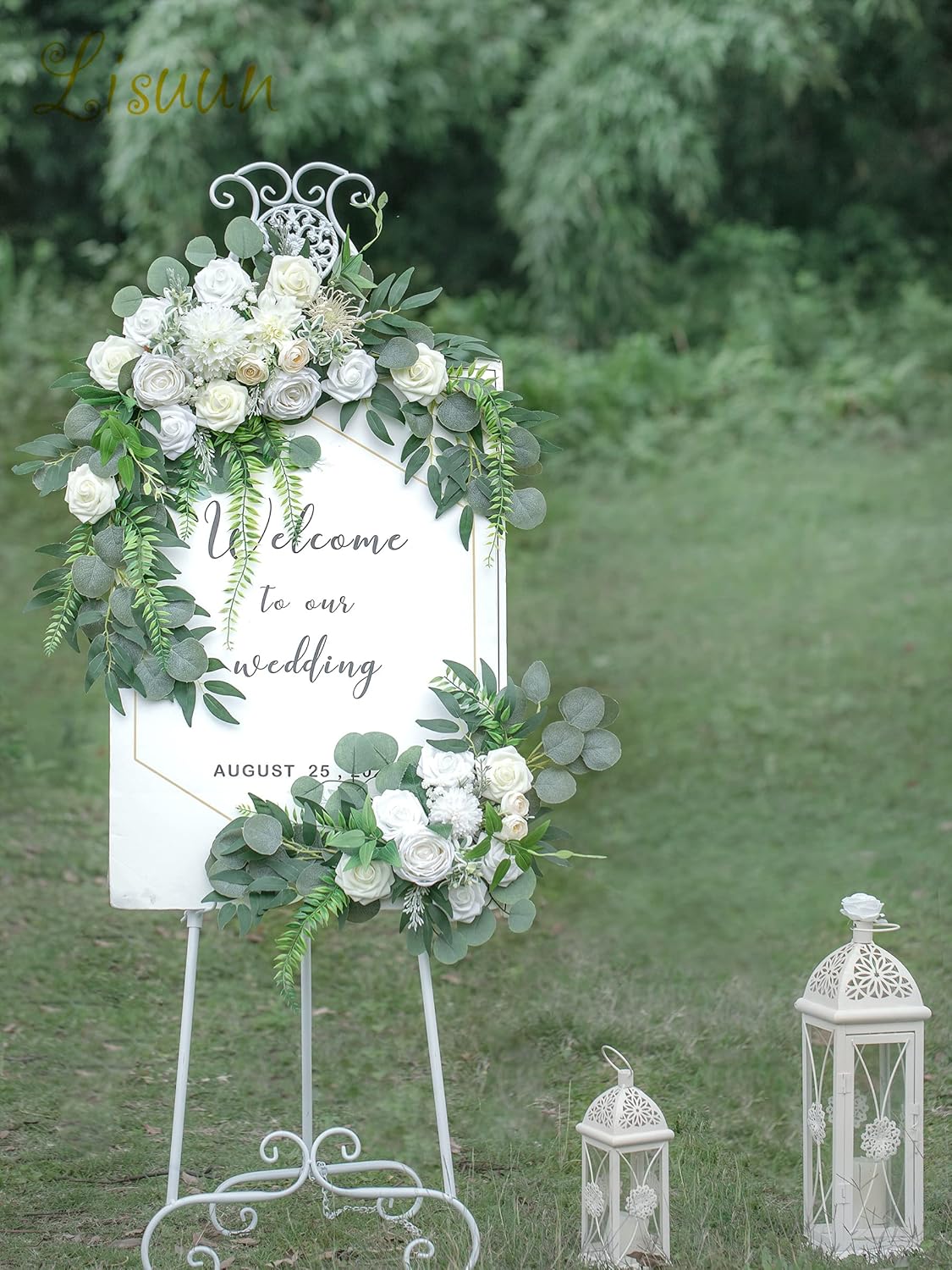 Wedding Arch Flowers, Artificial Flowers for Decoration, Large Flower Swag for Boho Styles Wedding