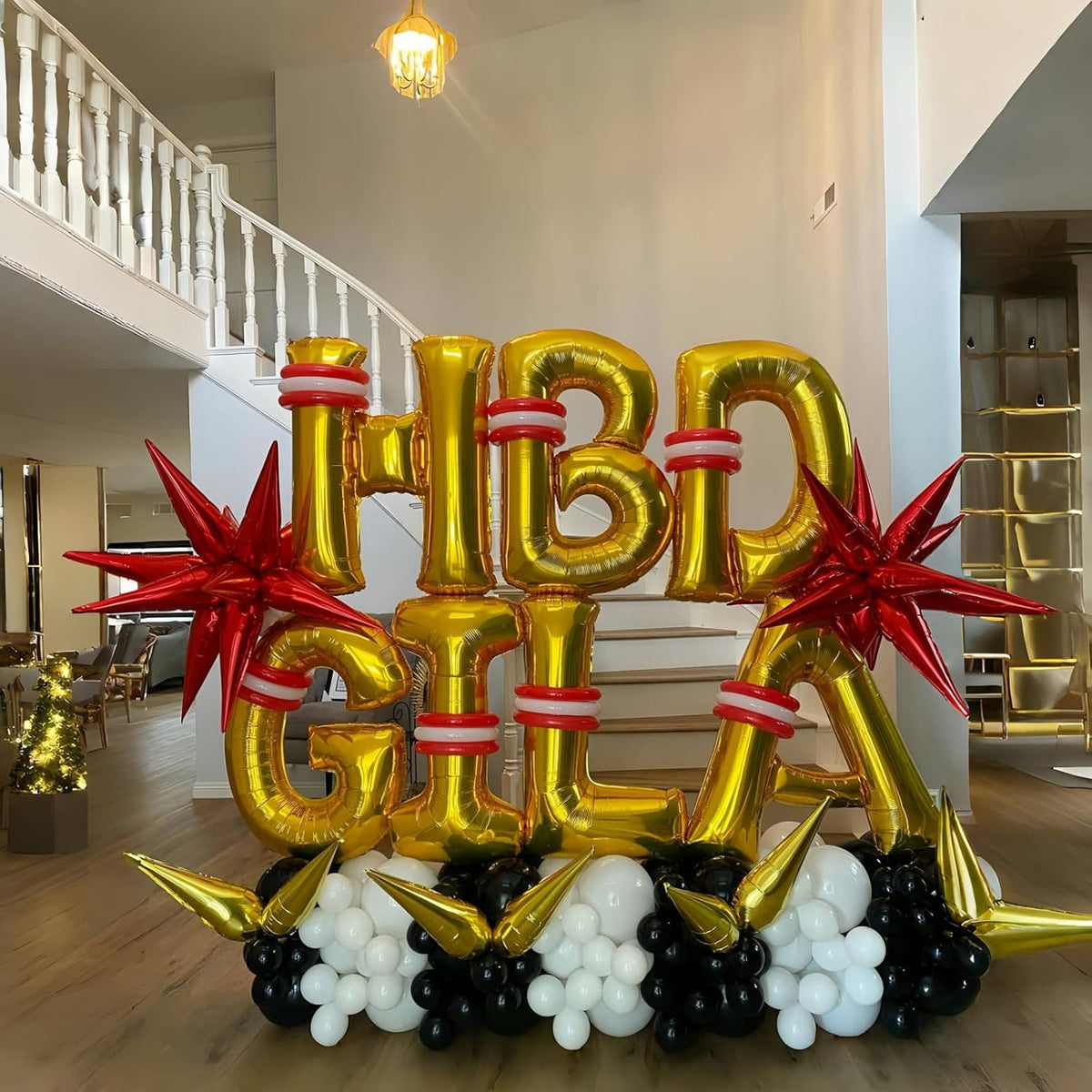 Giant X Alphabet Balloon Letters, Gold Self Inflating Custom Letter Balloons Birthday Decor, 40