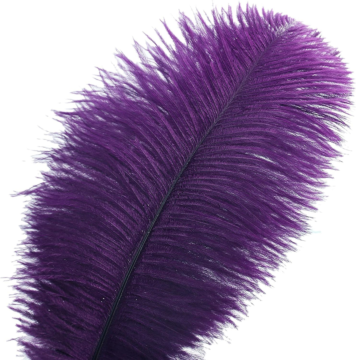 Ballinger Purple Ostrich Feathers Bulk - 24Pcs 12-14inch Big Feathers for Vase, Party Centerpieces