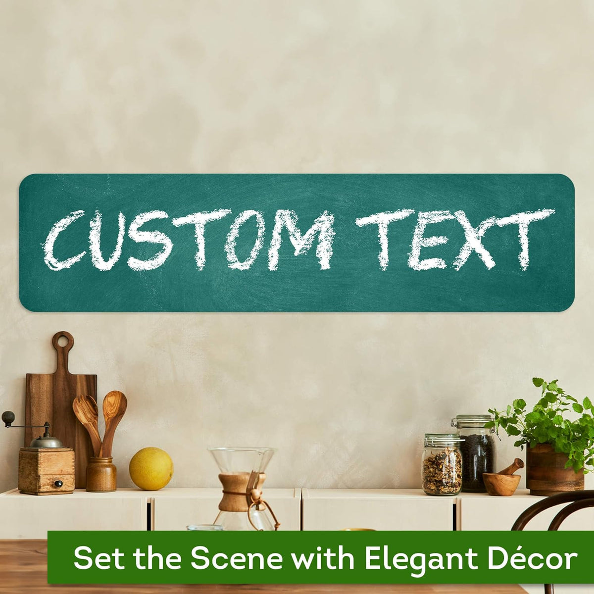 Custom Sign, Custom Street Sign, 11 Font Colors, 13 Font Styles, 4 Hole Options, 22 Sizes, 8x32