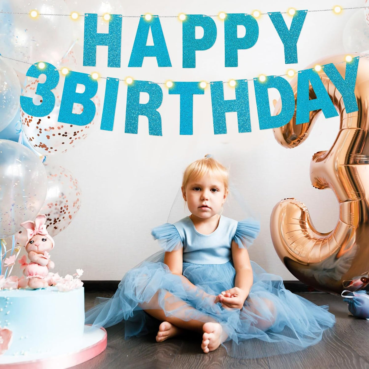 TaoBary 112 Pcs DIY Letter Custom Banner Glitter Customizable Banner Kit Including 107 Letters and