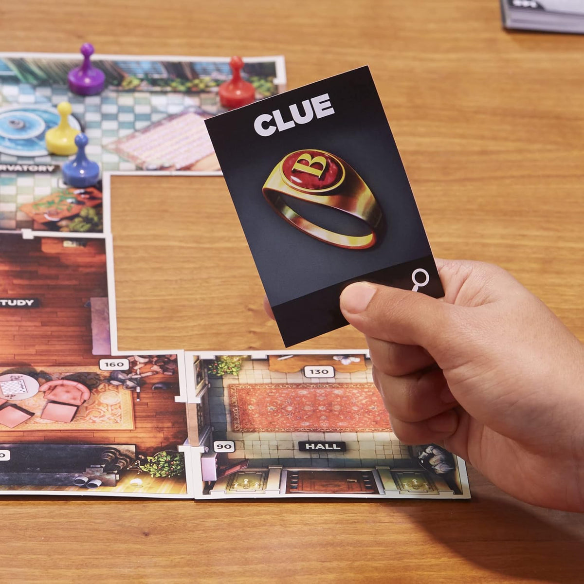 Clue Board Game Treachery at Tudor Mansion, Escape Room Game, Cooperative Family Murder Mystery
