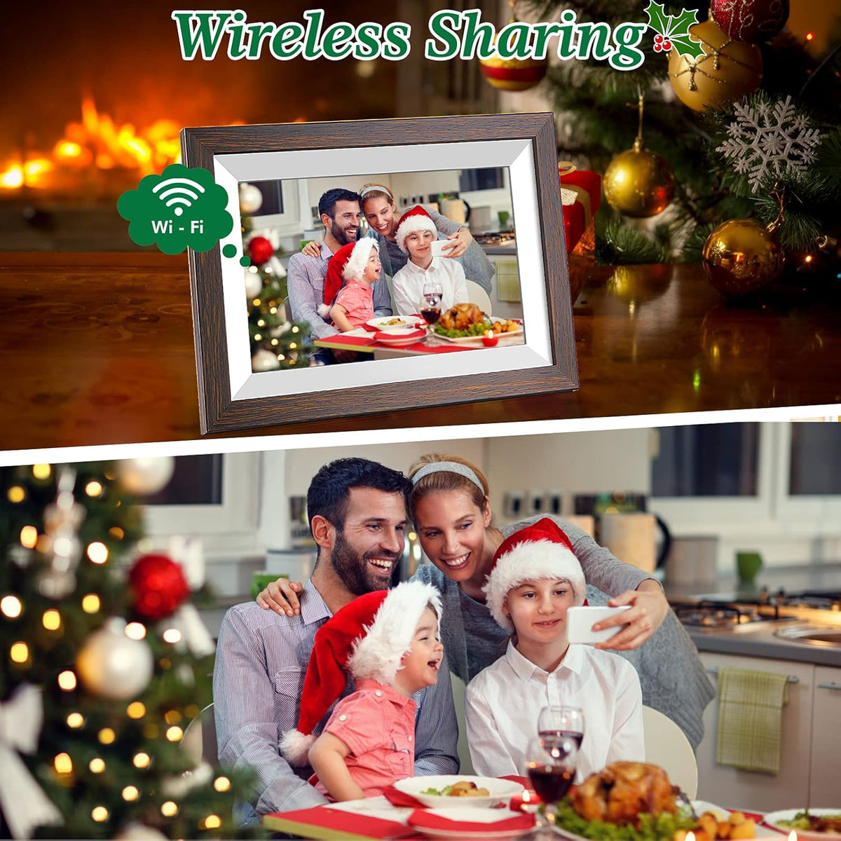 Frameo-Digital-Picture Frame 10.1 Inch Electronic-Digital Photo Frame with IPS Touch Screen HD