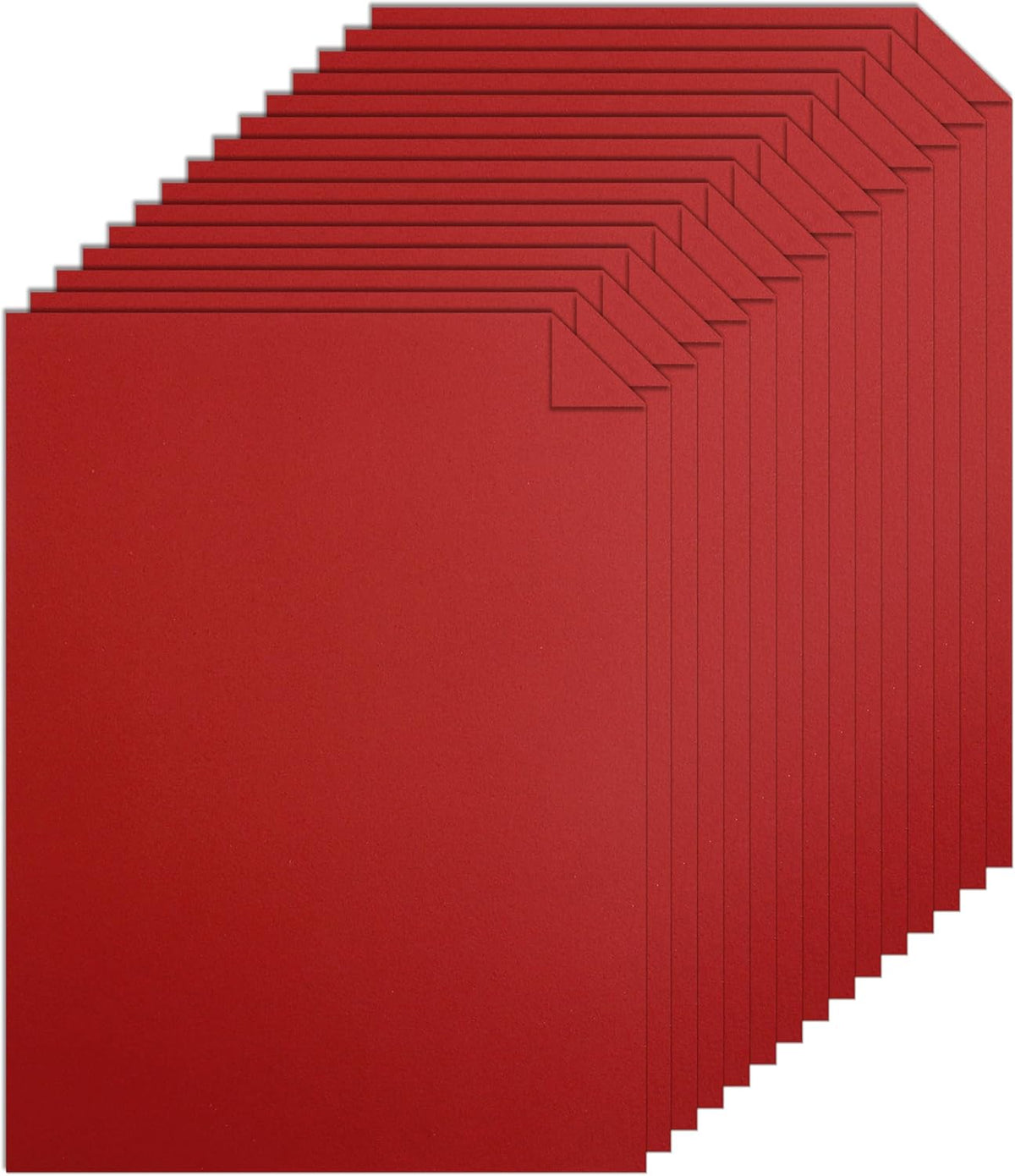 120 Sheets Dark Red Cardstock 8.5 x 11 Craft Paper, 92lb Christmas Red Card stock Printer Paper for