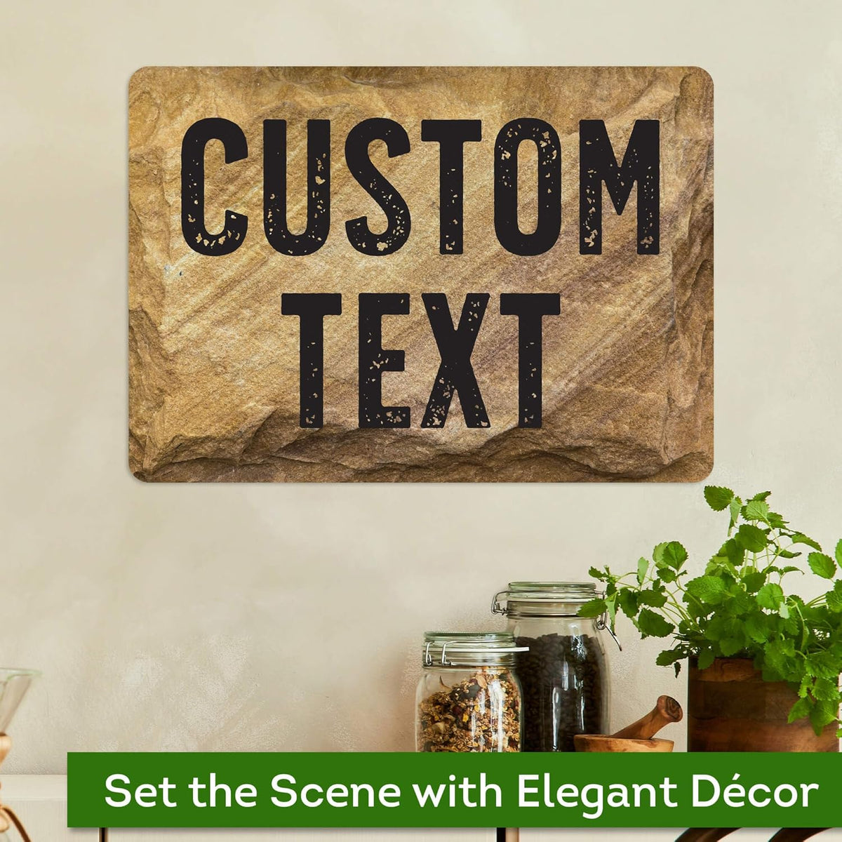 Custom Sign, Custom Street Sign, 11 Font Colors, 13 Font Styles, 4 Hole Options, 22 Sizes, 10x14