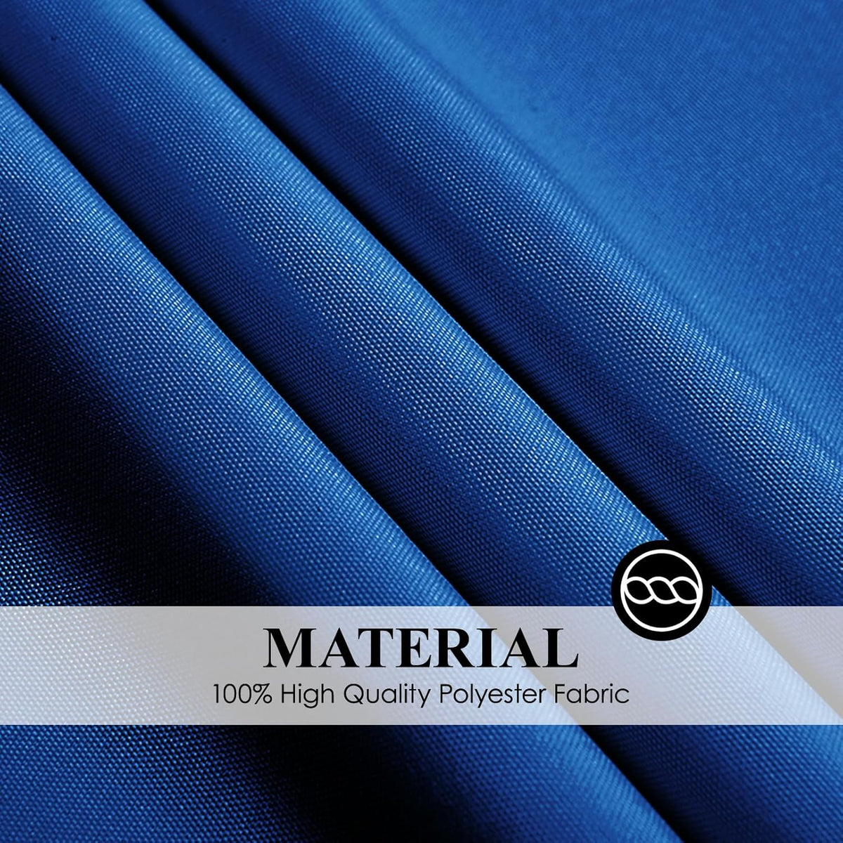 Round Tablecloth 2 Pack 90 Inch Royal Blue Tablecloths Washable Decorative Linen Polyester Table