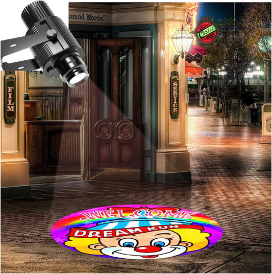 Custom Logo Projector Lights Custom GOBO projectors for Store Business or Wall Outdoor Waterproof