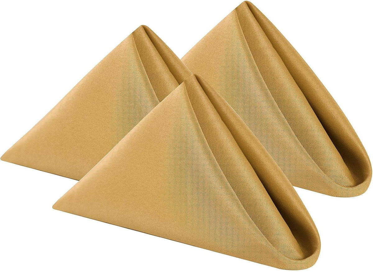 Cloth Napkins 20x20 inch Washable Polyester Dinner Napkins Soft Table Napkins for Wedding Party