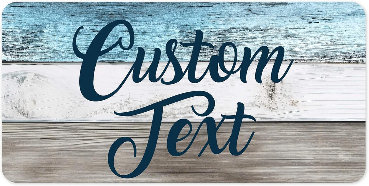 Custom Sign, Custom Street Sign, 11 Font Colors, 13 Font Styles, 4 Hole Options, 22 Sizes, 9x18