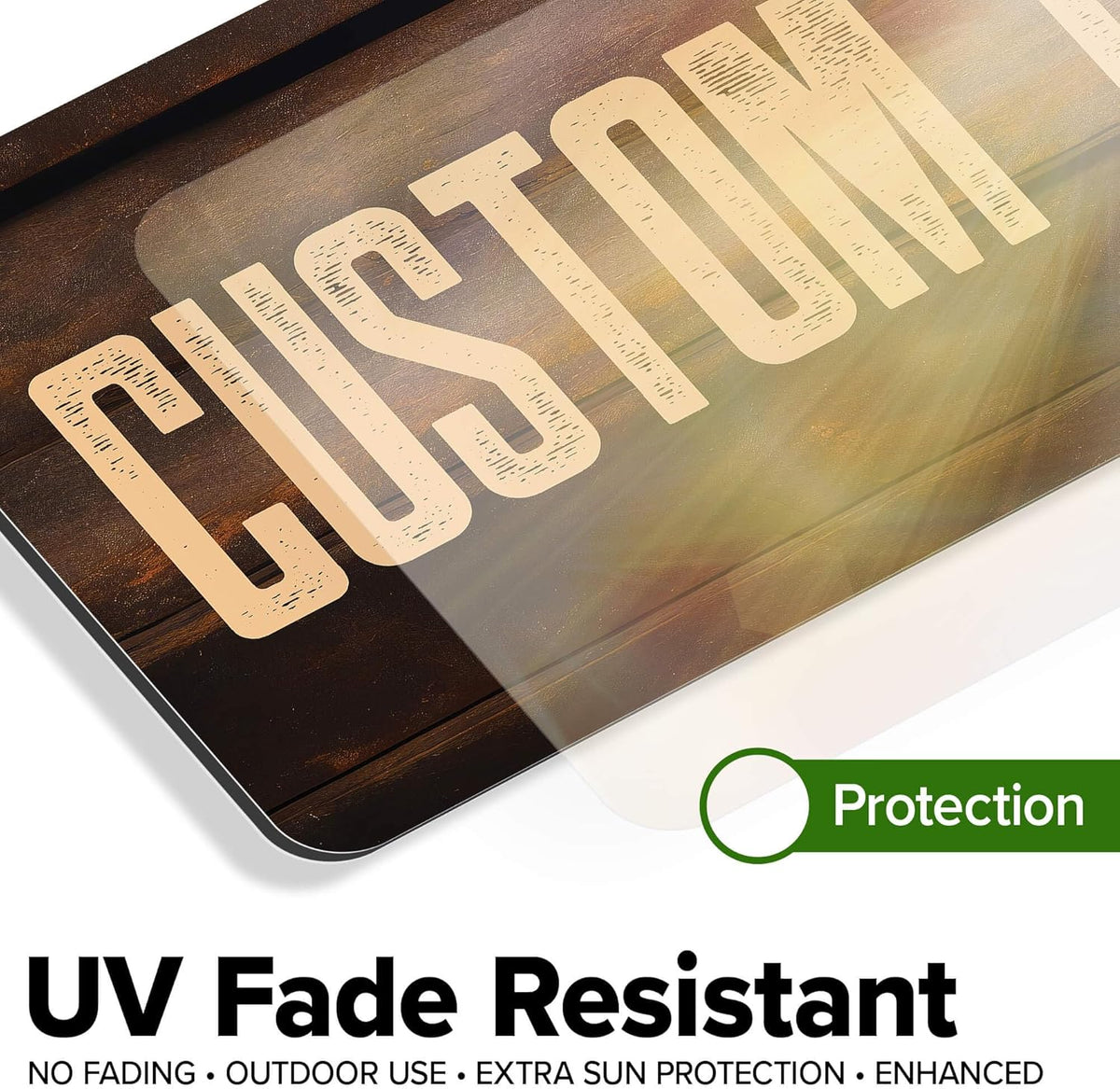 Custom Sign, Custom Street Sign, 11 Font Colors, 13 Font Styles, 4 Hole Options, 22 Sizes, 6x12