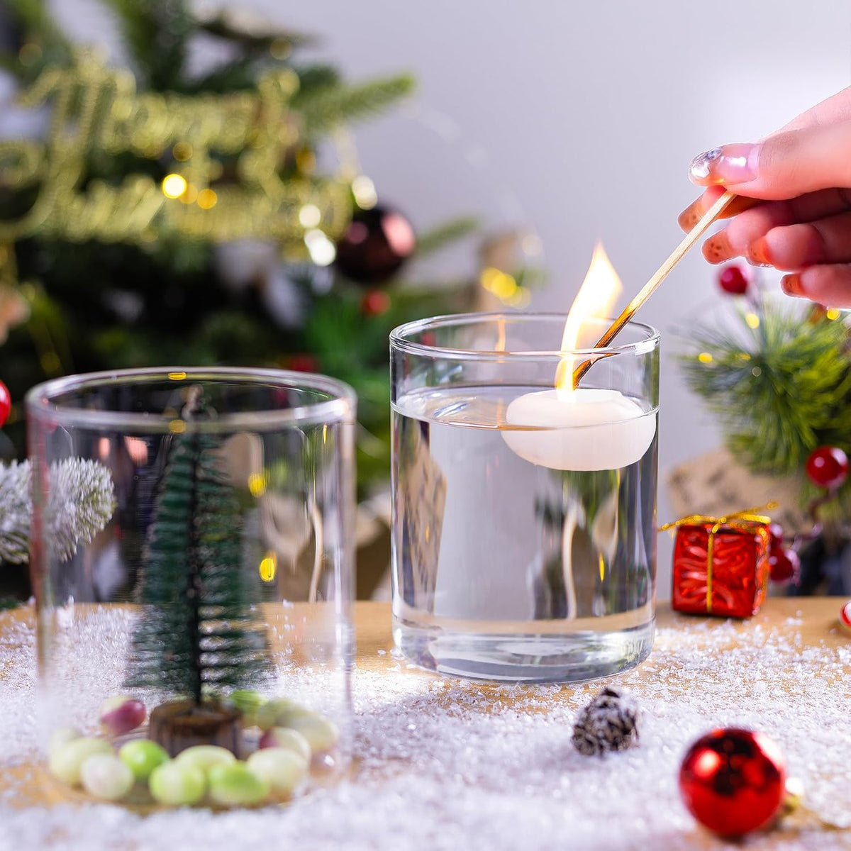 4 Inch Small Glass Cylinder Vases for Centerpieces | 12pcs Clear Flower Vase for Wedding