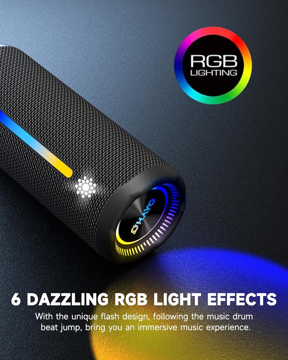 Bluetooth Speakers Wireless Loud Stereo Sound IPX7 Waterproof Outdoor Portable 25W Super Bass