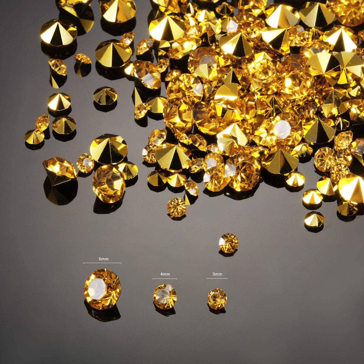 10000 Clear Wedding Table Scatter Confetti Crystals Acrylic Diamonds Rhinestones for Table