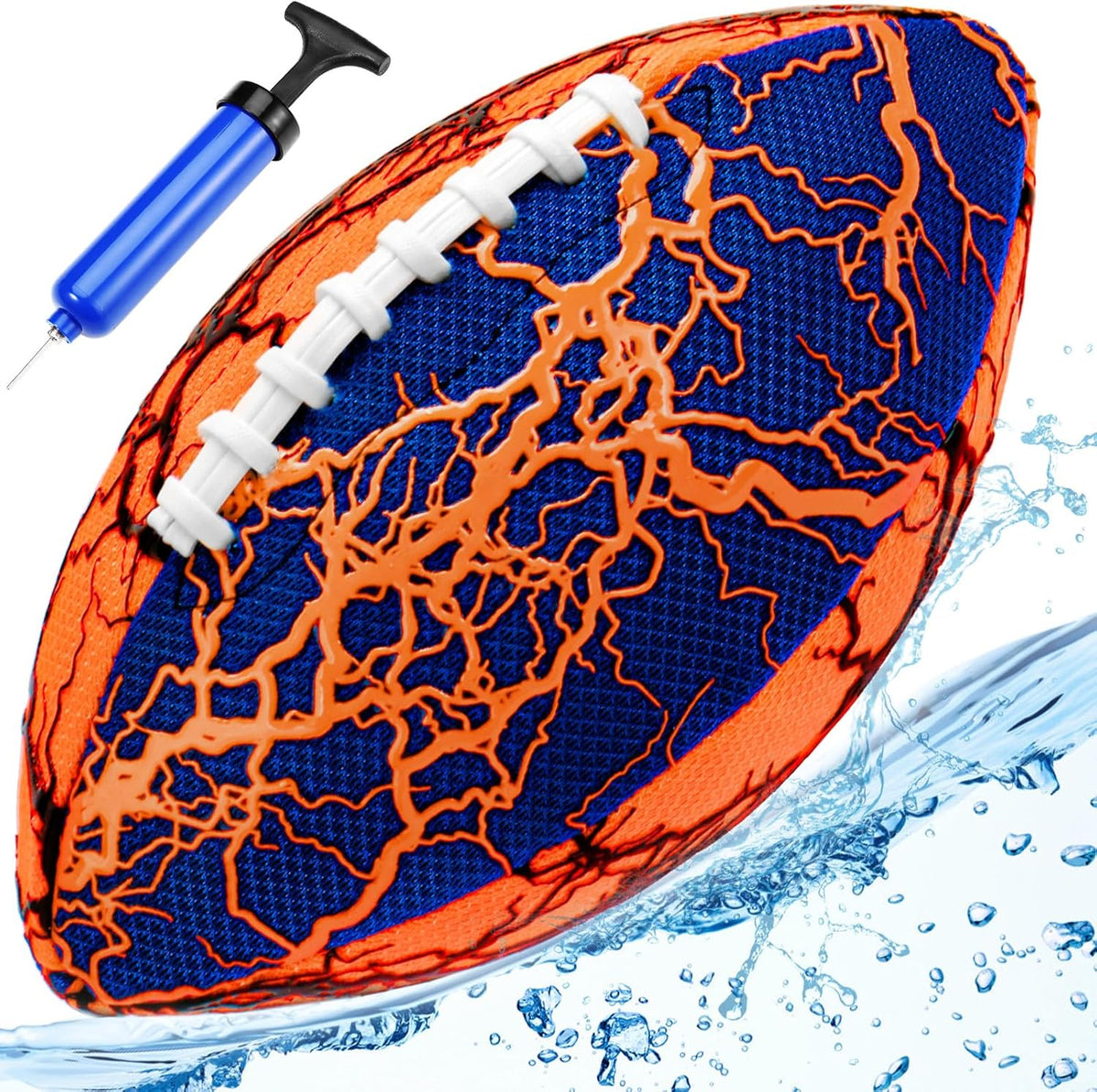 Jasonwell Pool Beach Water Football - Strong Grip Waterproof Soft Football for All-Weather Play