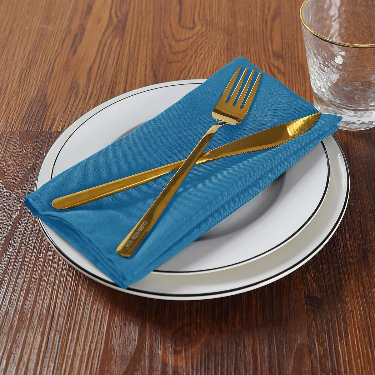 Cloth Napkins 20x20 inch Washable Polyester Dinner Napkins Soft Table Napkins for Wedding Party