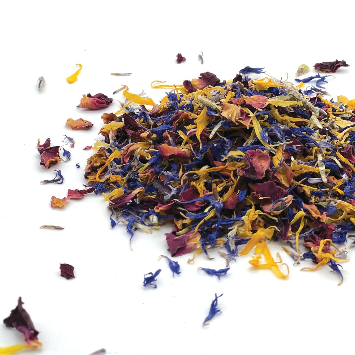 MagJo Naturals Brilliant Flower Petal Blend - Edible blend of calendula, blue cornflower and rose
