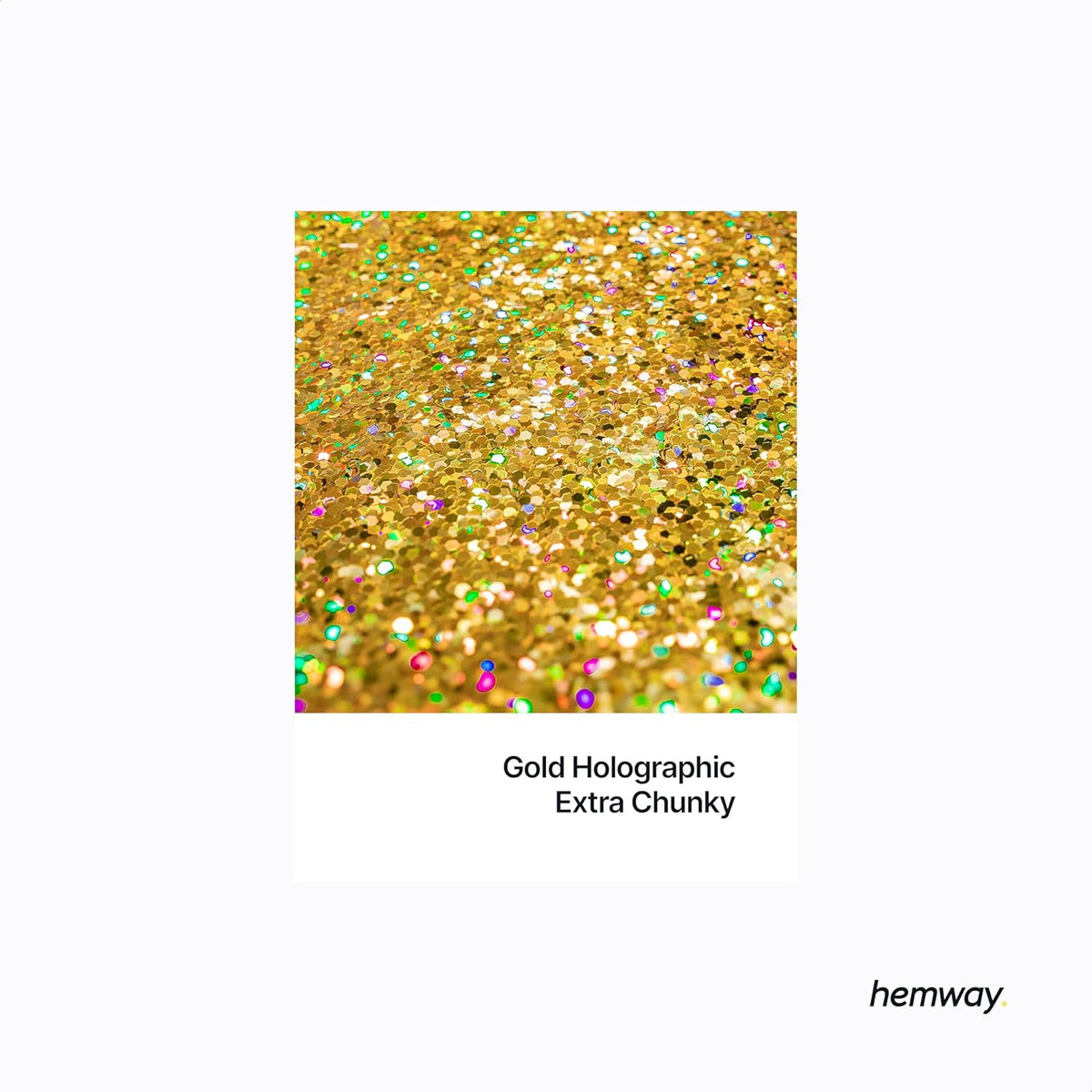 Hemway Eco Friendly Biodegradable Glitter 100g / 3.5oz Bio Cosmetic Safe Sparkle Vegan for Face
