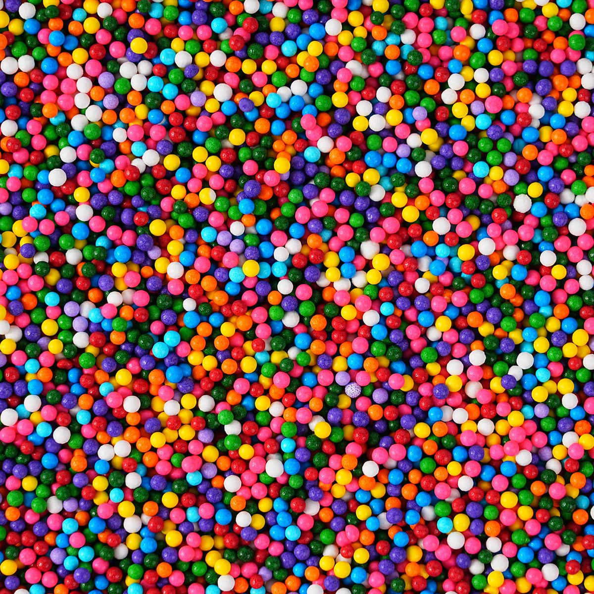 Rainbow Nonpareils Sprinkles, 4.23oz Nonpareils, Edible Rainbow Sprinkles for Cake Decorating