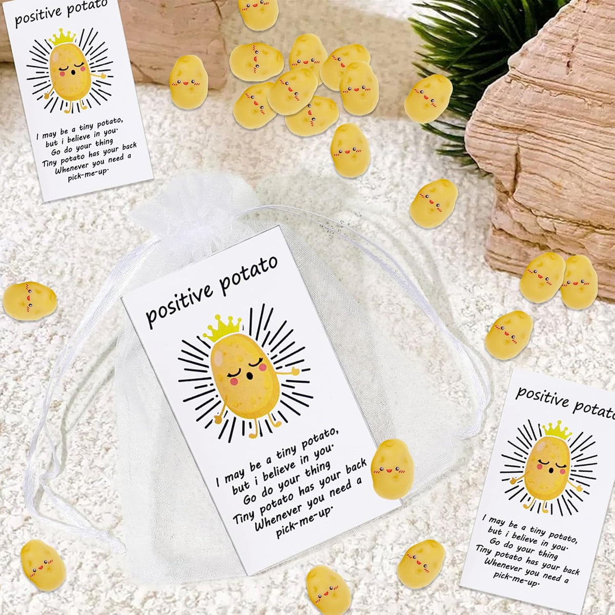 40 Set Positive Potato Bulk Employee Appreciation Gifts for Thank You Staff Back to School Student