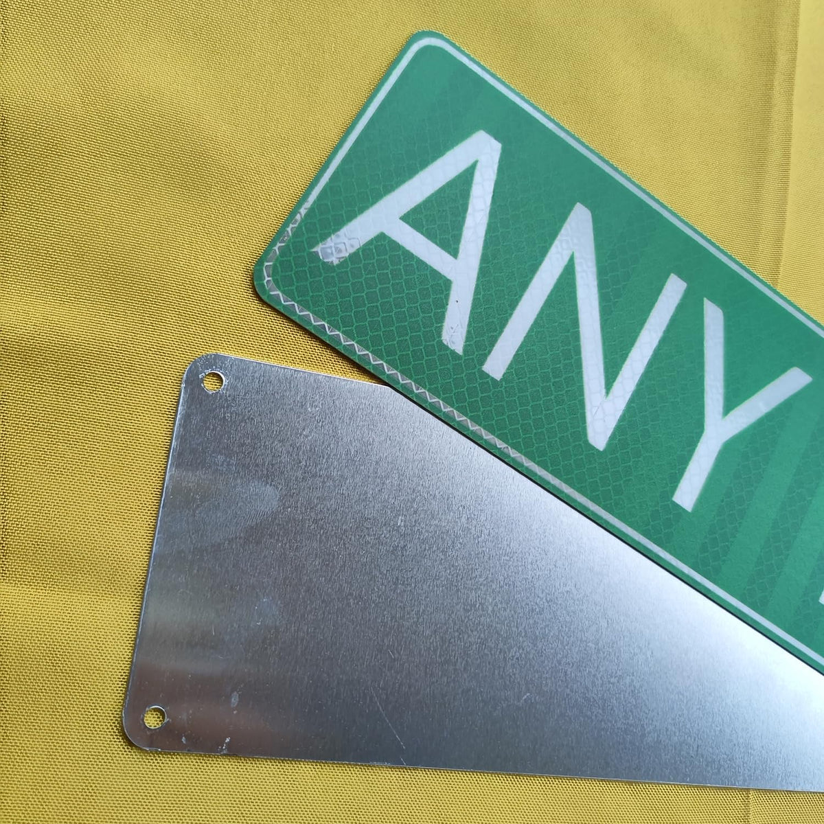 Custom Street Sign, Reflective Option, Directional Arrow Signs, 6x24 Inches, Single/Double Sided