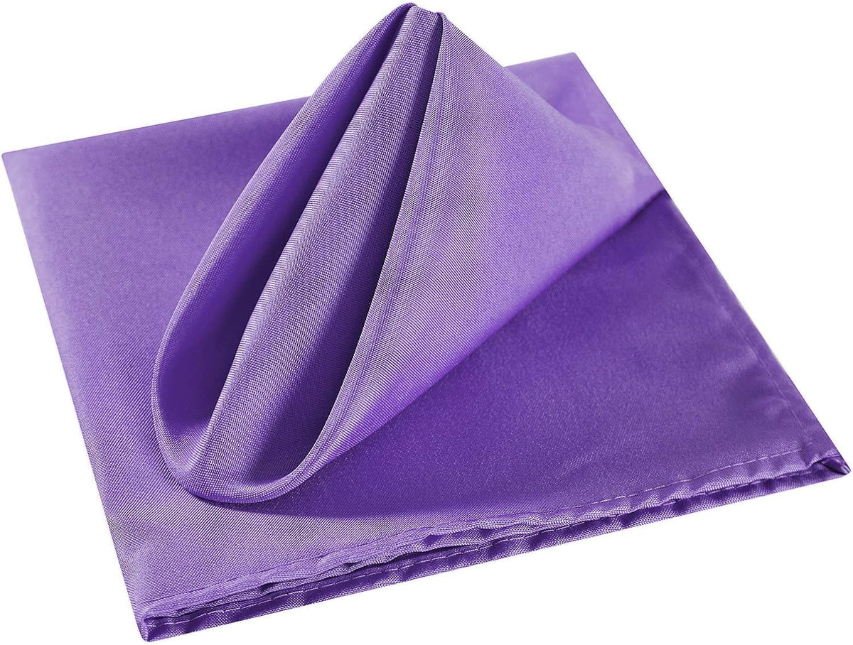 Cloth Napkins 17x17 inch Washable Polyester Dinner Napkins Soft Table Napkins for Wedding Party