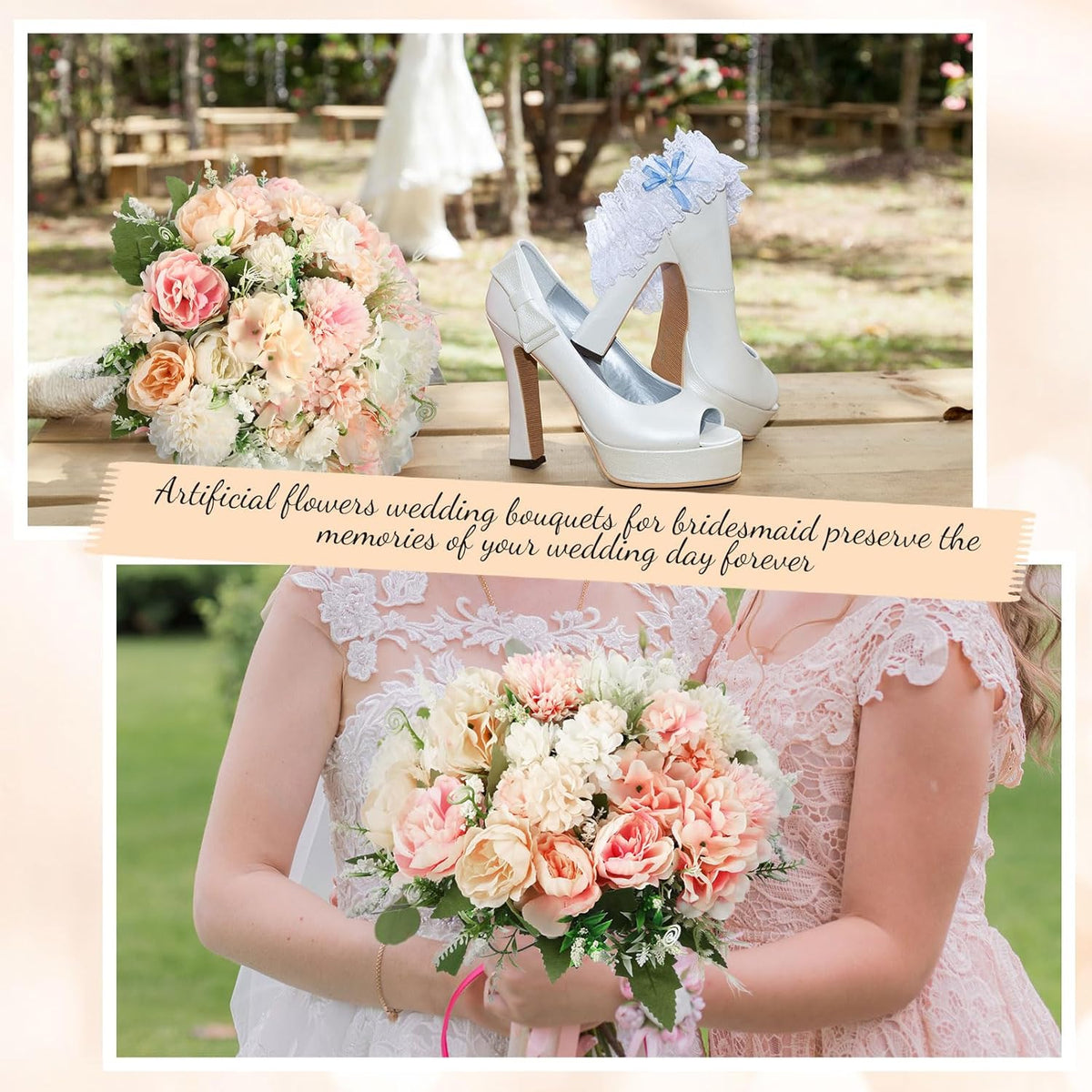 Tigeen Artificial Flowers Artificial Peonies Silk Flowers Faux Peony Fake Peony Silk Hydrangea