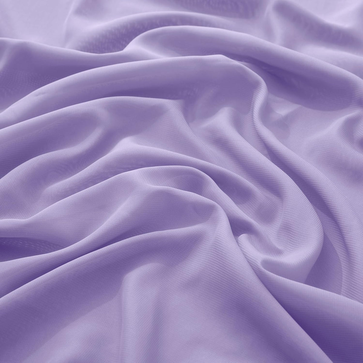 VACVELT Wedding Arch Draping Fabric, Lilac Chiffon, 2 Panels Sheer Drapes, 30 Inch x 20ft Chiffon