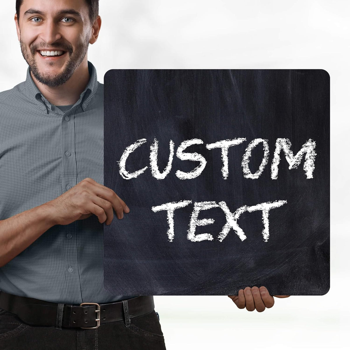 Custom Sign, Custom Street Sign, 11 Font Colors, 13 Font Styles, 4 Hole Options, 22 Sizes, 18x18