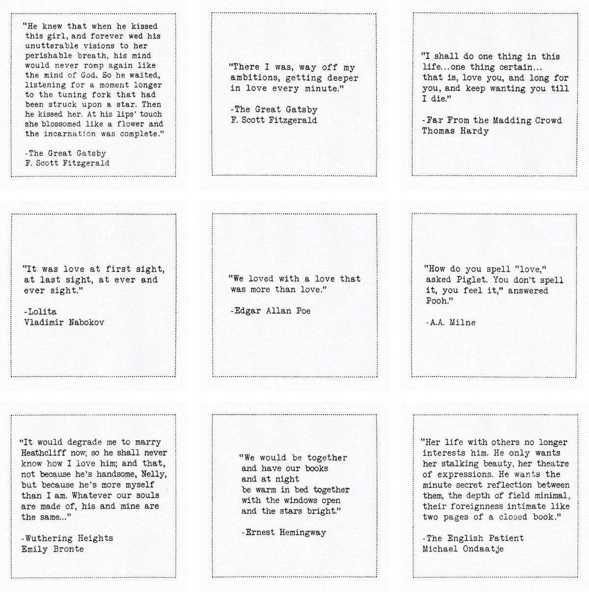 Five Star Napkins Love Quotes, White Cotton Cocktail Napkins, Beverage Napkins, Bar Napkins, Cloth