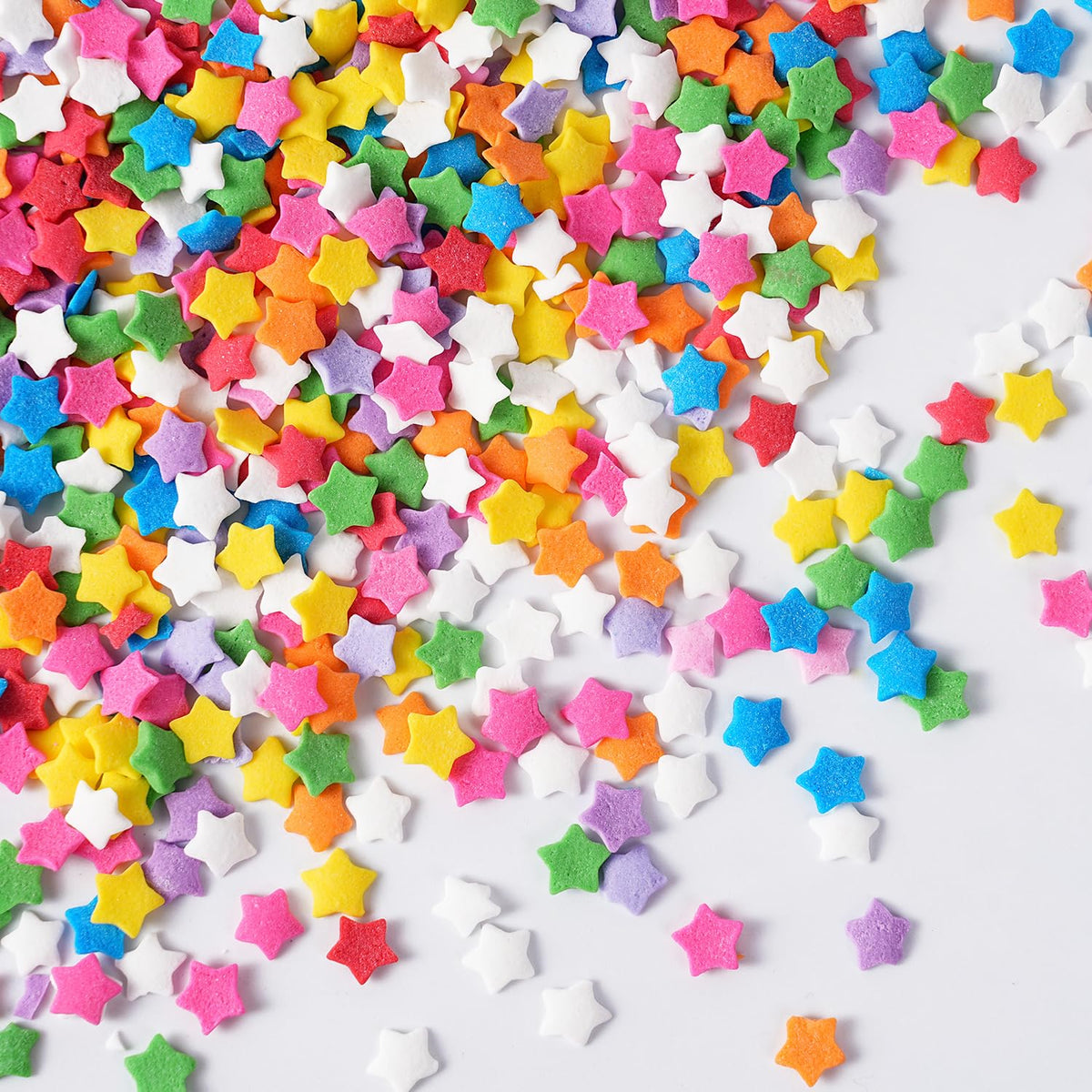 Star Sprinkles, Edible Confetti Sprinkles, 4.23oz Rainbow Sprinkle for Cake Decorating, Cupcakes
