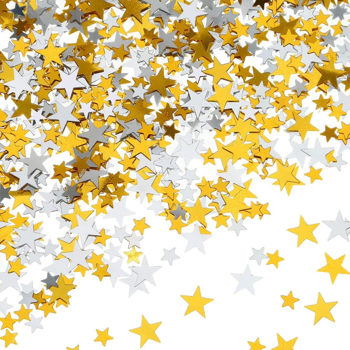 Hestya 60g Star Confetti Glitter Table Confetti Metallic Foil Stars for Party Wedding Festival