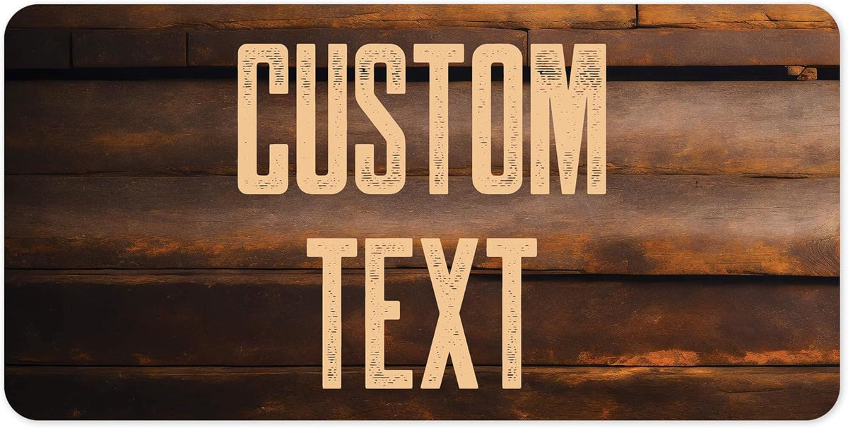 Custom Sign, Custom Street Sign, 11 Font Colors, 13 Font Styles, 4 Hole Options, 22 Sizes, 9x18