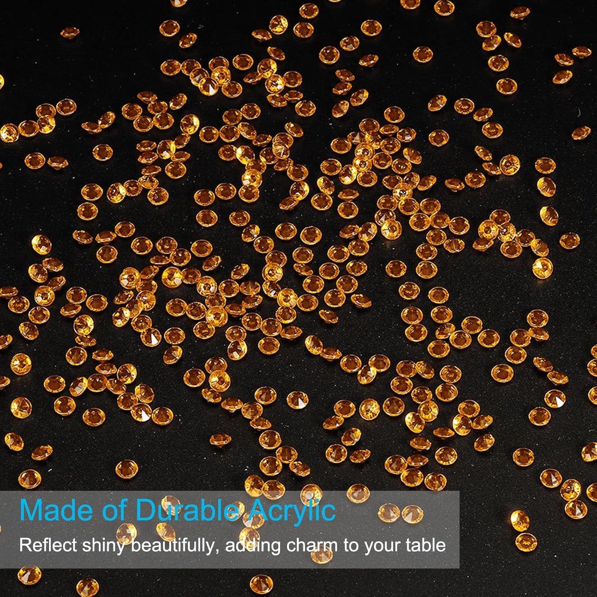 PATIKIL 10000 Pcs Wedding Table Scatter Confetti Crystals 4.5mm Acrylic Diamonds Vase Fillers Gems