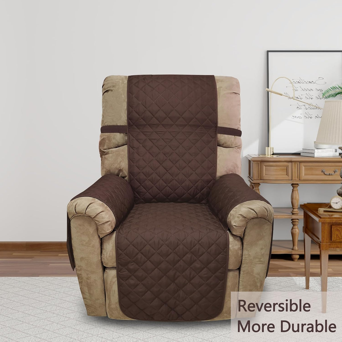 Recliner Chair Covers Reversible Sofa Cover Couch Cover for Pets Lazy Boy Furniture