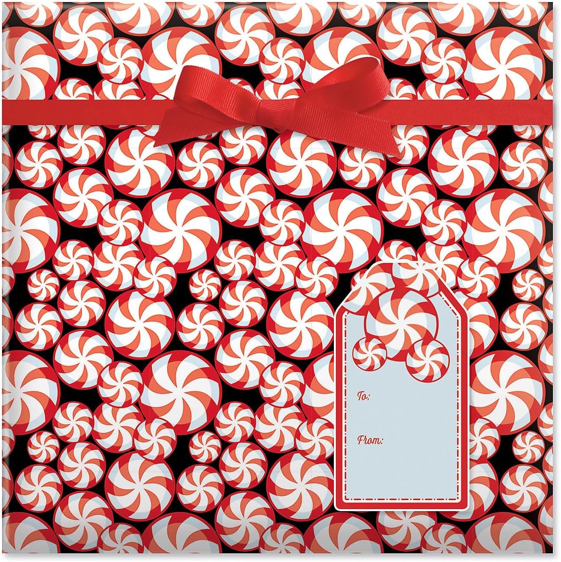 Current Christmas Candy Rolled Wrapping Paper - Premium Jumbo 23-Inch x 32-Foot Gift Wrap Roll, 61