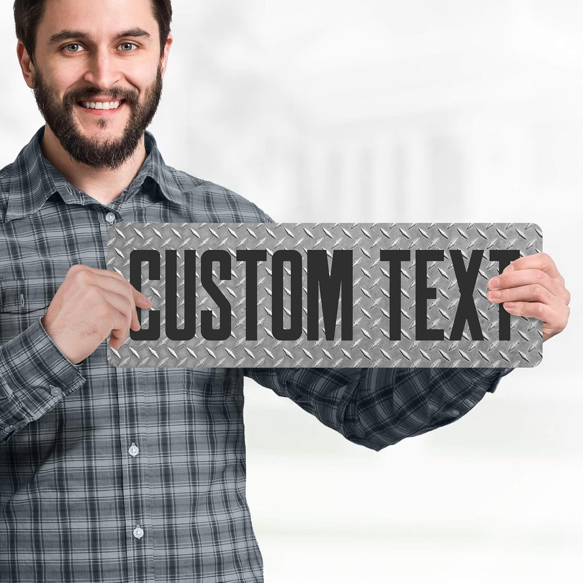 Custom Sign, Custom Street Sign, 11 Font Colors, 13 Font Styles, 4 Hole Options, 22 Sizes, 6x18