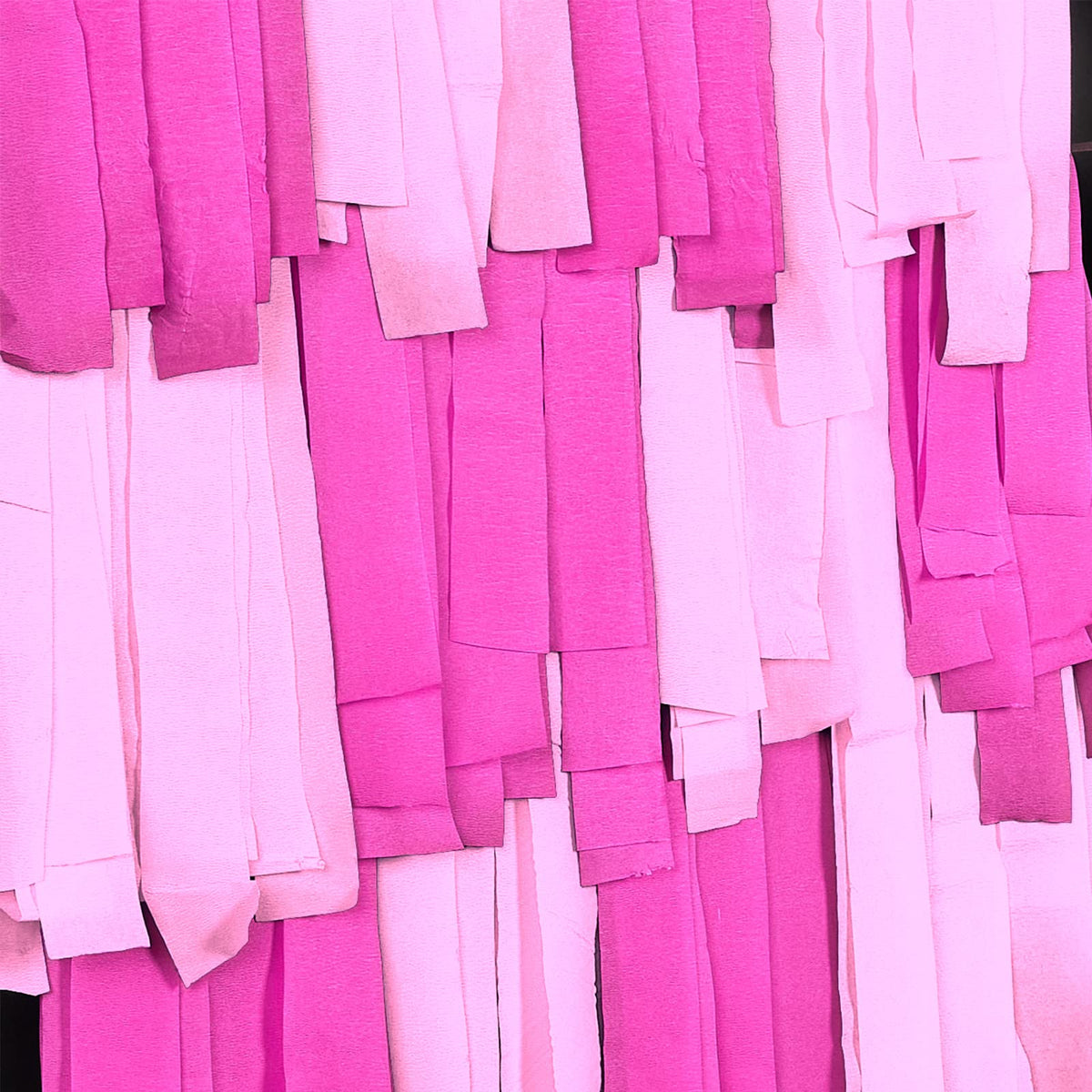 PartyWoo Hot Pink Crepe Paper Streamers 4 Rolls 328 FT Streamers