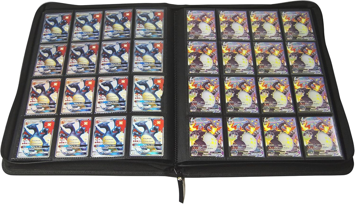 TopDeck 1000 Card Binder - TCG Portfolio - 16 Pocket Card Binder - Ringless Binder Compatible with